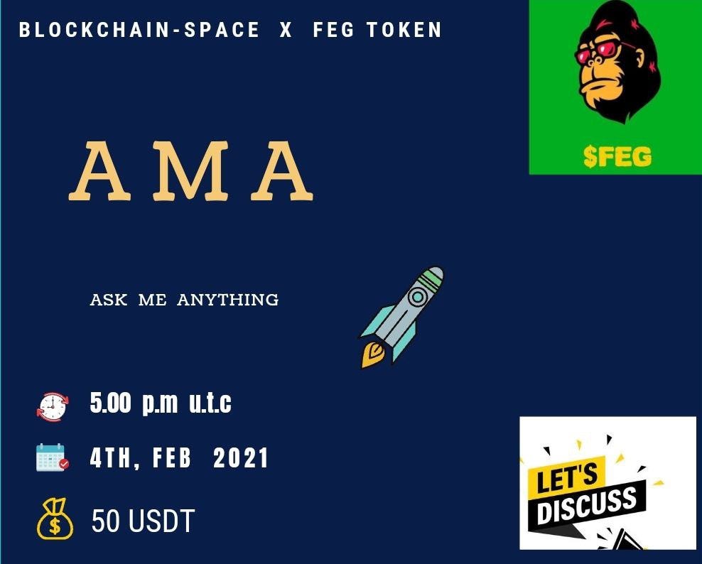Recap of the FEG Token AMA with Blockchain Space