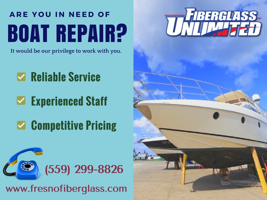 Fiberglass and Gelcoat Repairs in Fresno by Fresno Fiberglass Medium