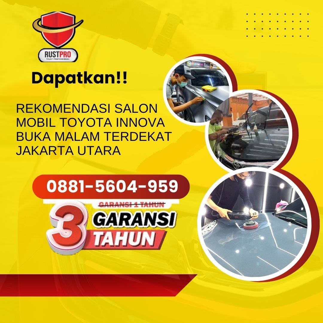Berikut Rekomendasi Bengkel Nano Coating Mobil Toyota Avanza Buka Malam