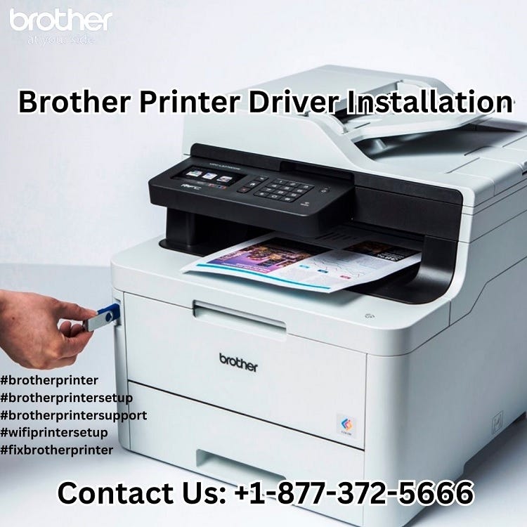 +18773725666 How To Connect a Brother Printer To a Wired Network