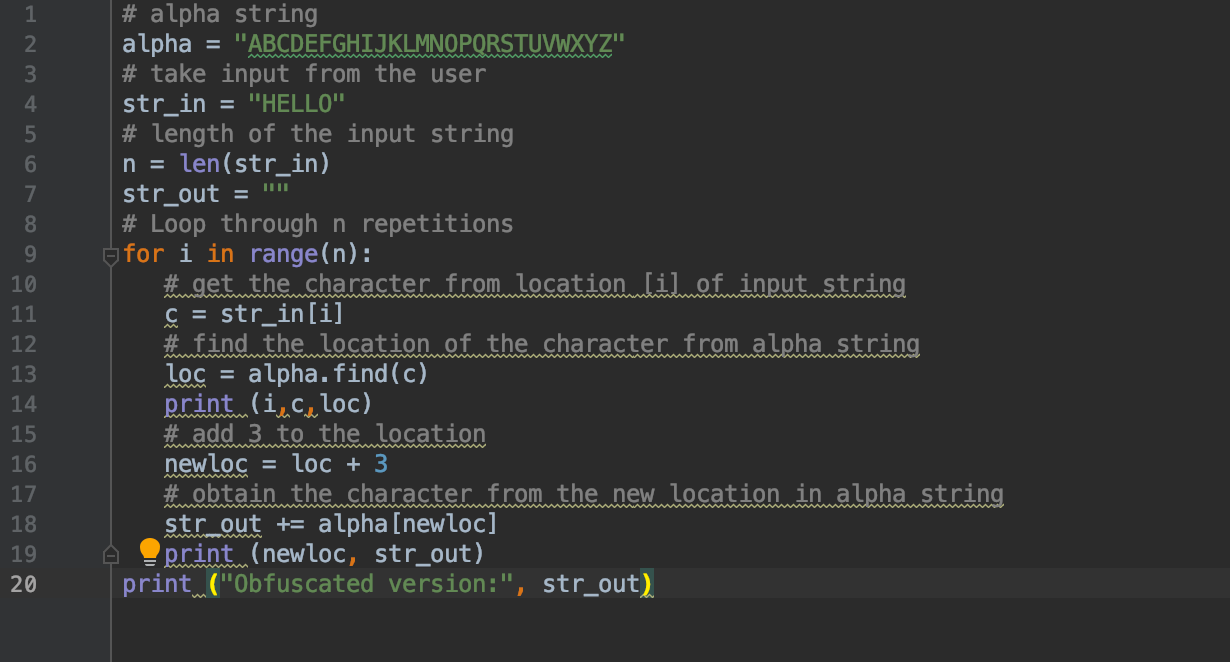 Obfuscation using Caesar cipher and ROT13 in Python | by Partha Pratim  Nayak | Medium