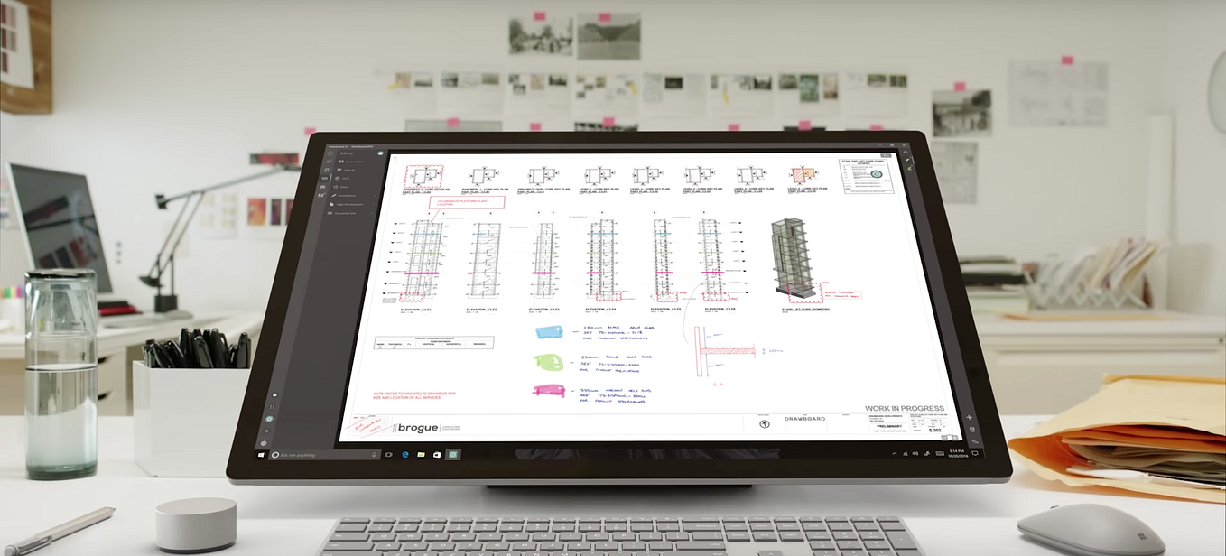 Drawboard PDF PRO advanced PDF features and Surface Dial integration