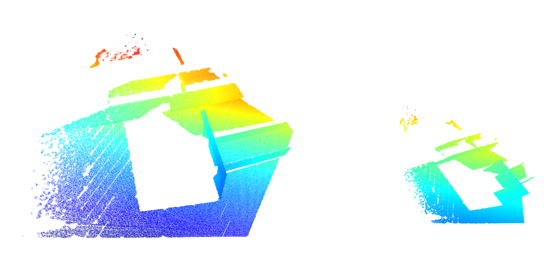 Intersection or Overlapping part lookup of two point clouds (with ...