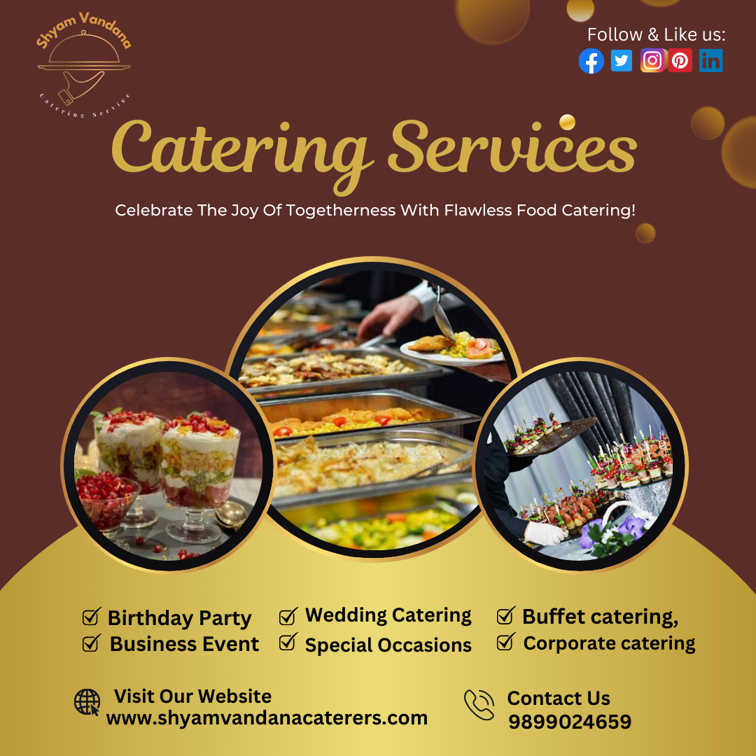 The Best Caterers for private parties in crossing republic by Shyam Vandana Catering Services
