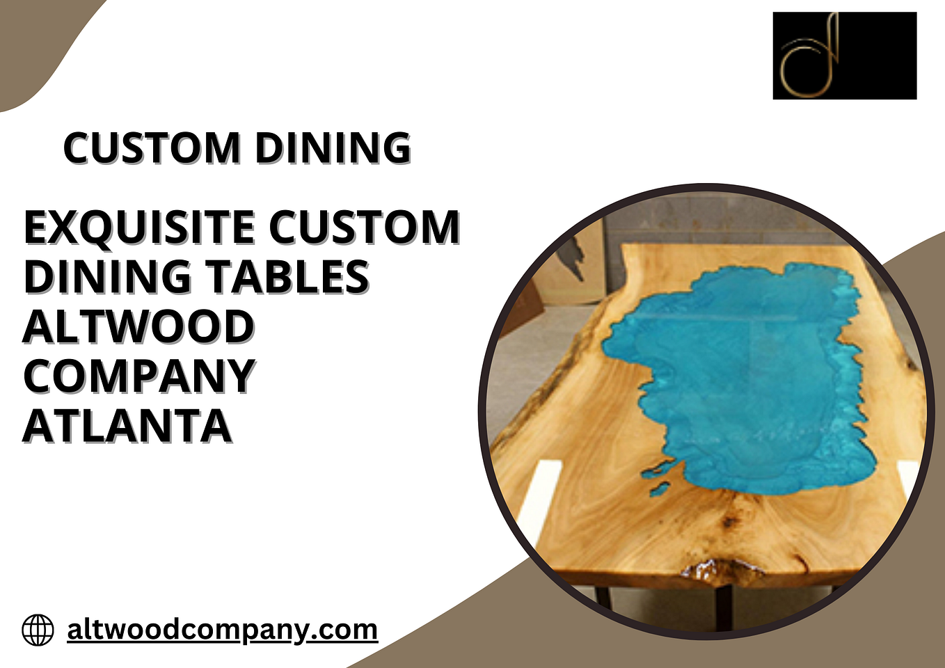 Crafting Unique Spaces Altwood Company’s Artisanal Epoxy Resin Coffee