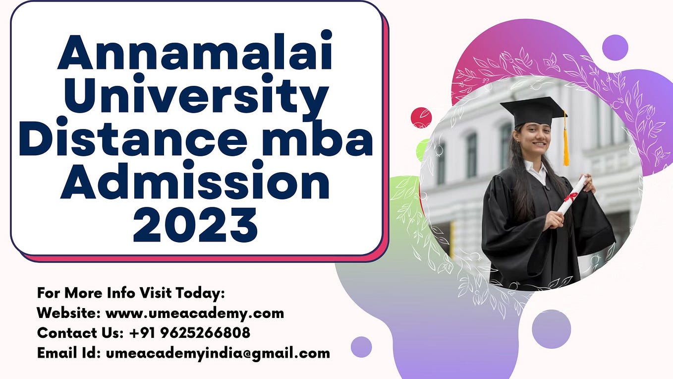 Annamalai University Distance Education Courses Vikashkumarmanteach