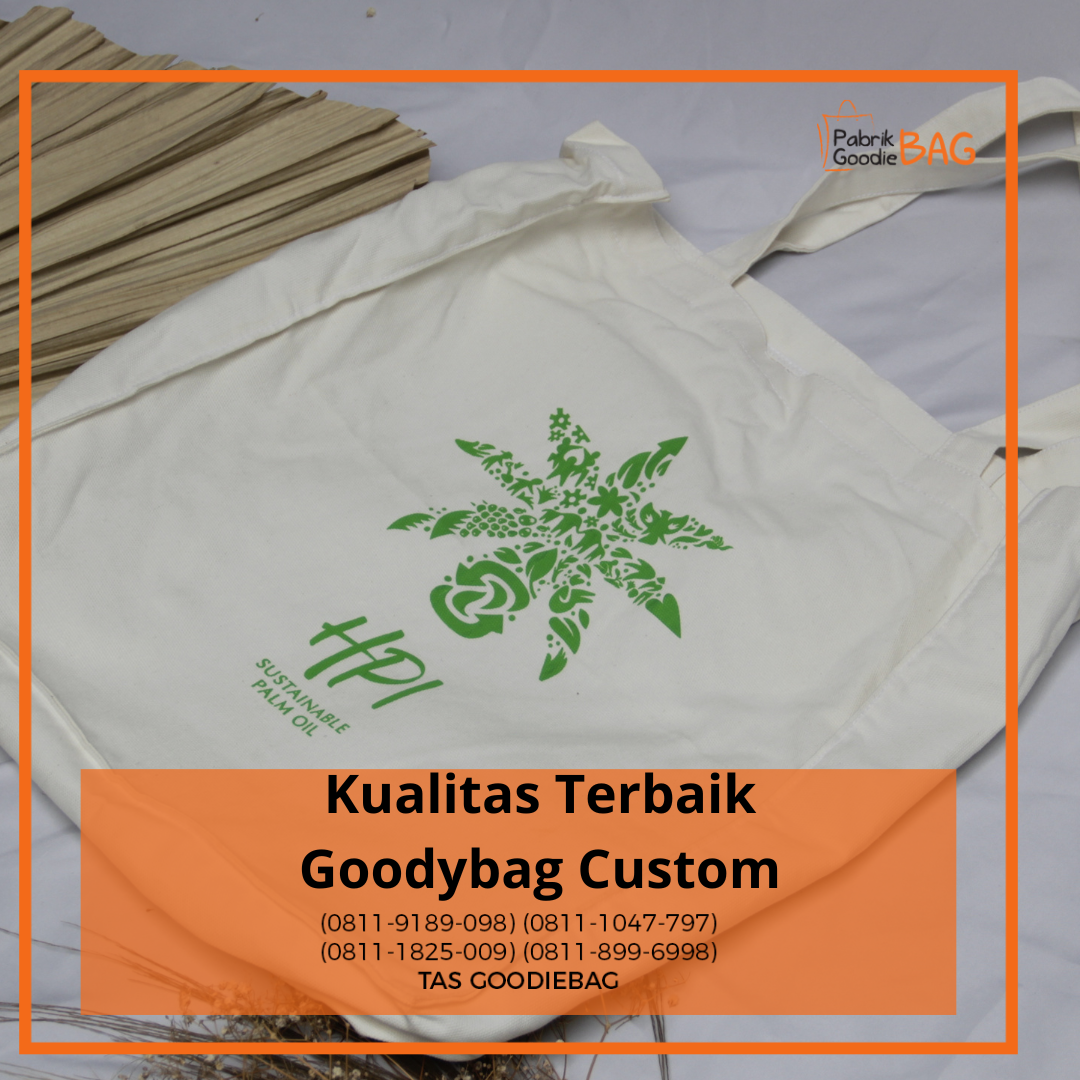 Grosir Goodybag Polos Pabrik Tas Goody Bag Custom Medium 3989