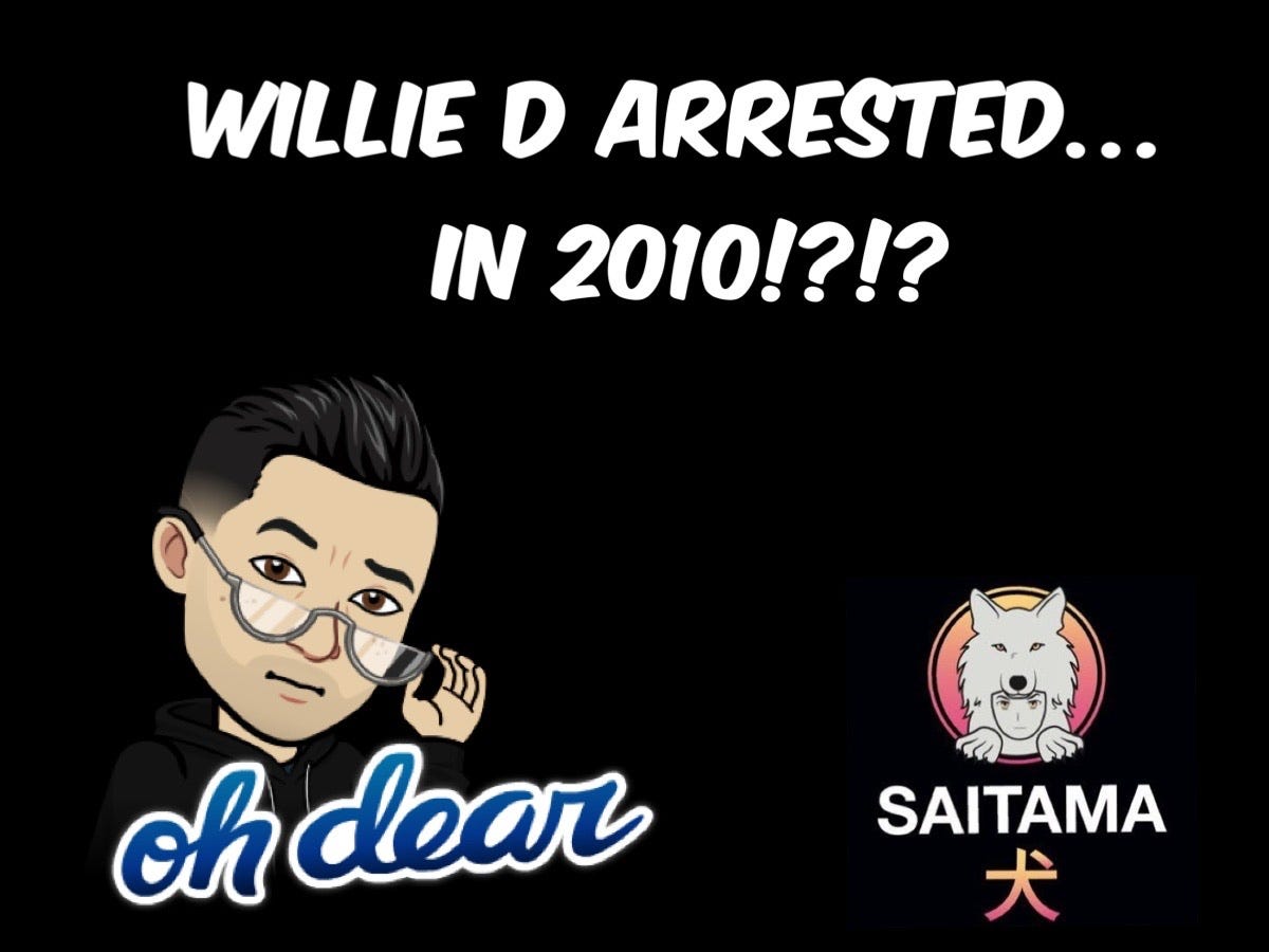 Willie D Partner of Saitama Token LLC Arrested In 2010??!? – Token Price Drops 2021