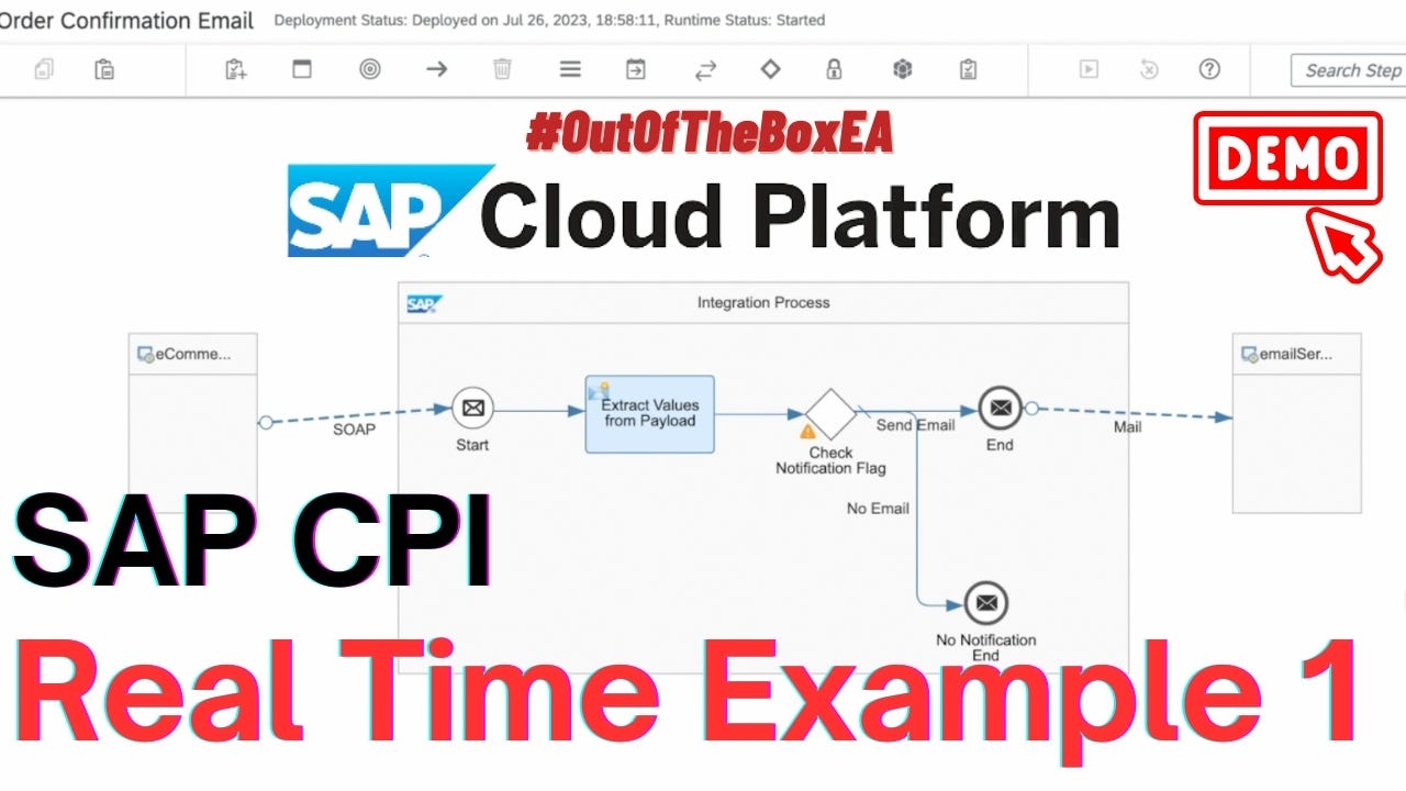 SAP CPI Real Time Scenario (Example) with End to End Demo Prasad Sri