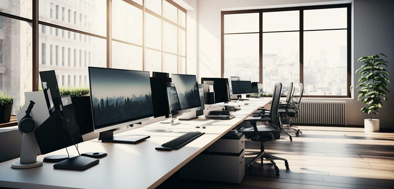 Computer Lab Furniture Manufacturer in Ahmedabad by SkyGreen Interior