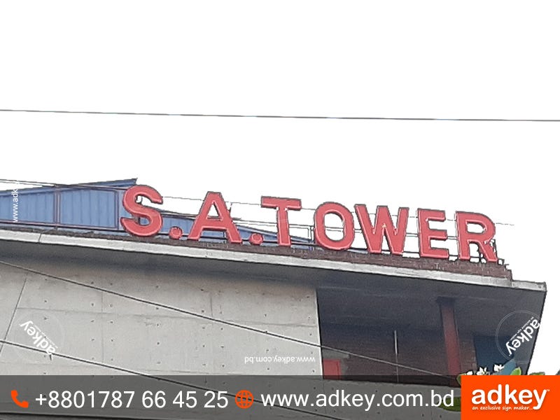 Acrylic LED Sign Board LED Display Board BD by Bellsignbd Jul, 2024