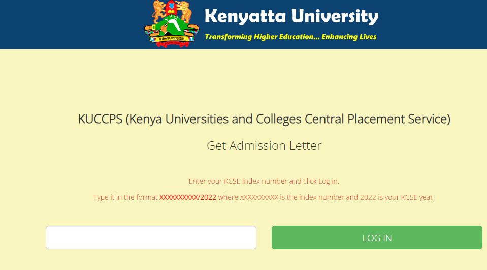 KU Admission Letters 2024/2025 (Kenyatta University) by Johnene May