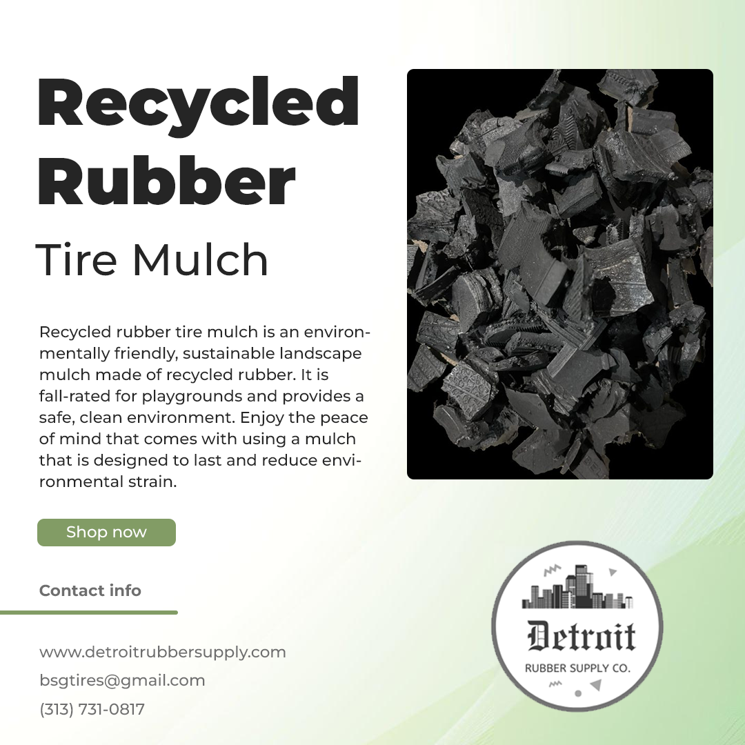 Recycled Rubber Mulch Environmentally Mindful Solution Detroit