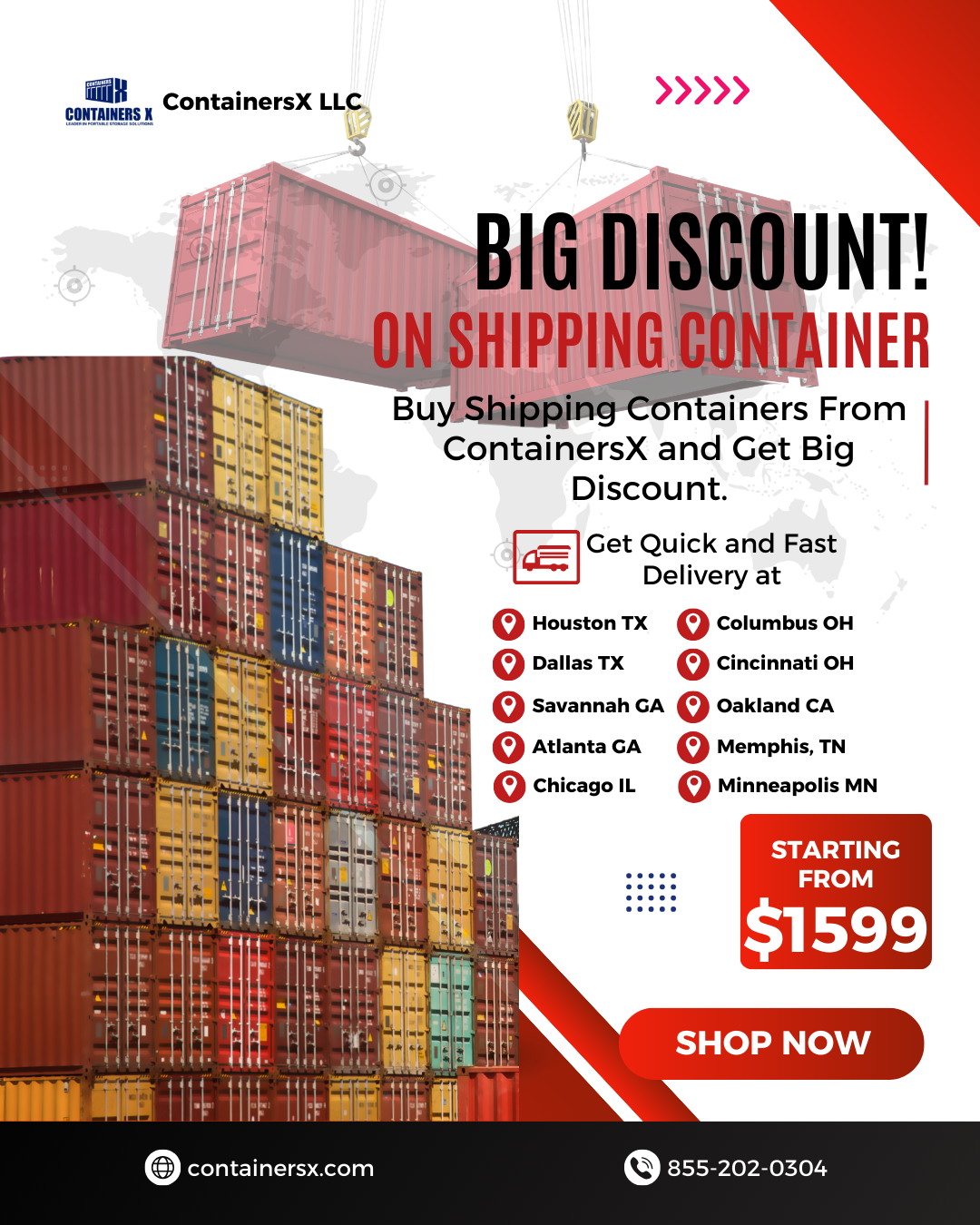 Affordable Shipping Containers for Sale Houston Containers X Medium