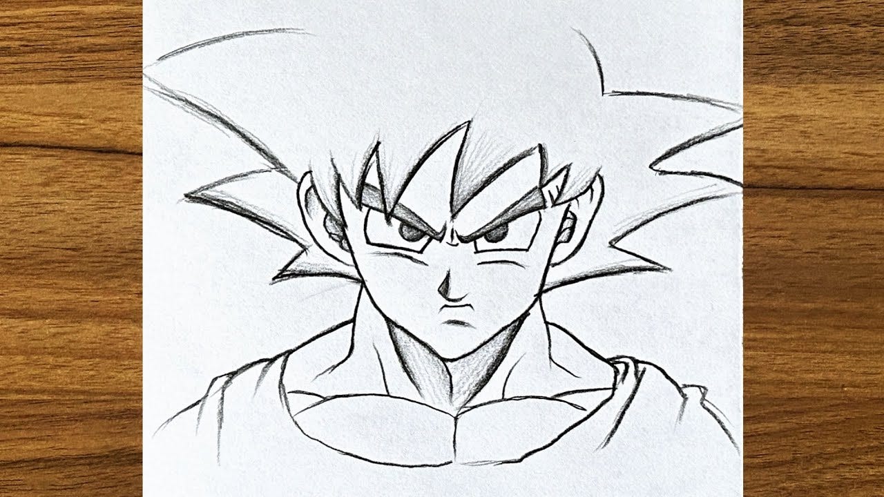 How to Draw Goku. Goku, the iconic character from the…, by  thelocalreport.in