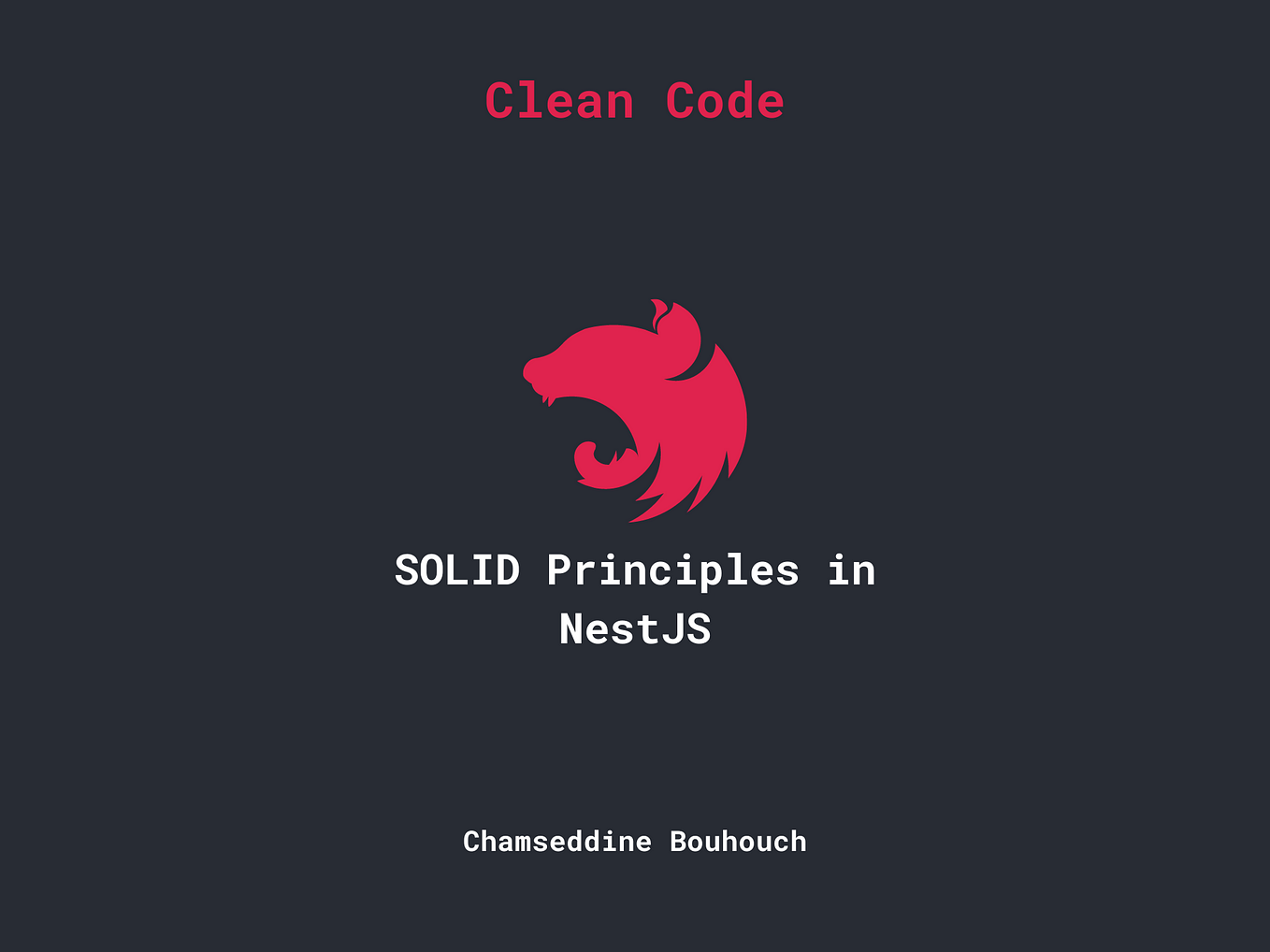 Sharing NestJS Knowledge: Training Sessions Recap | by bouhouch ... image.