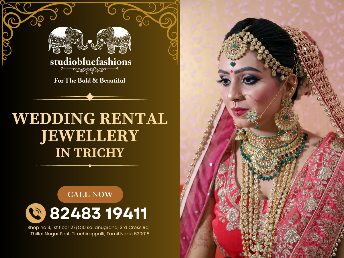 Bridal Jewellery Sets in Trichy STUDIO BLUE FASHIONS Medium