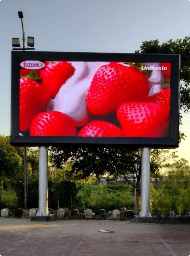 The Future of Advertising Outdoor LED Screen Displays by Infonics Tech