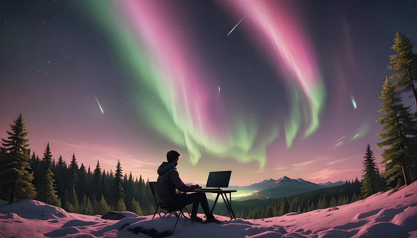 The Imagery Is Vivid With The Starlit Sky Shimmering Artefacts And the-imagery-is-vivid-with-the-starlit-sky-shimmering-artefacts-and