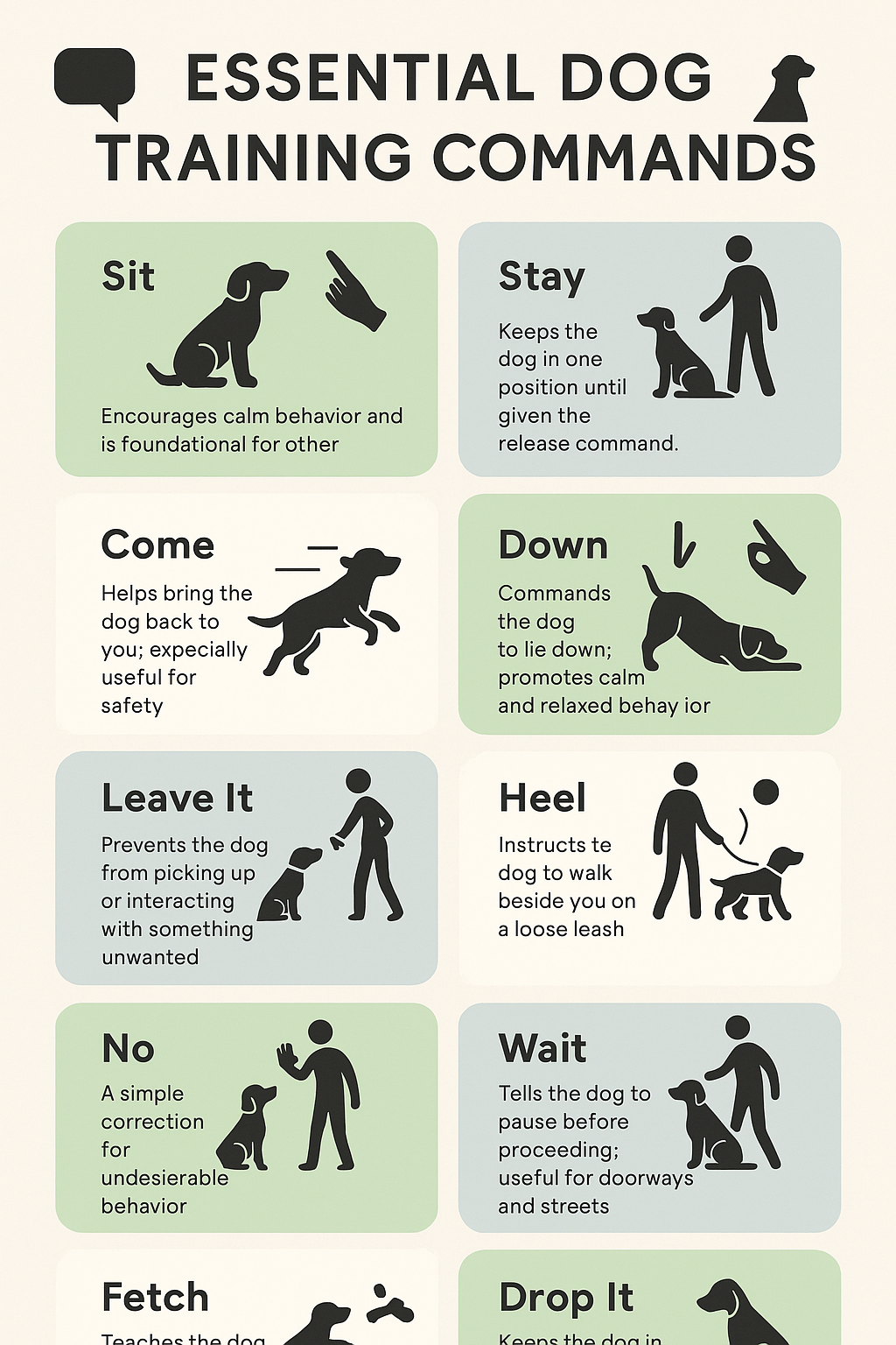 Basic Dog Training Commands: Essential for Every Owner