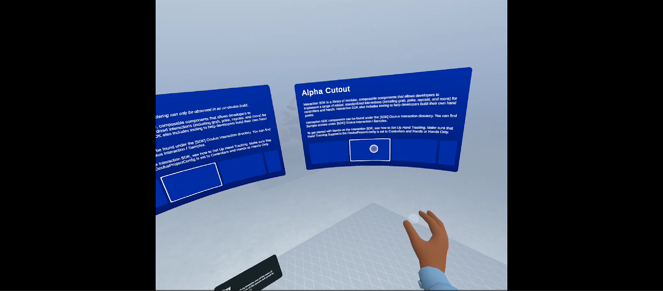 Dev Blog 4 — Enabling Meta Avatars to Interact with UI and Objects