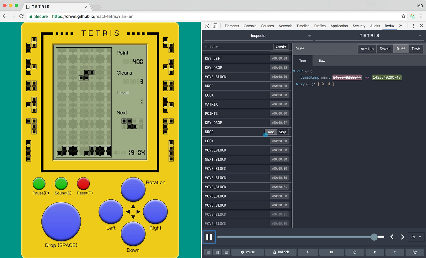 Improve your development workflow with Redux DevTools Extension by