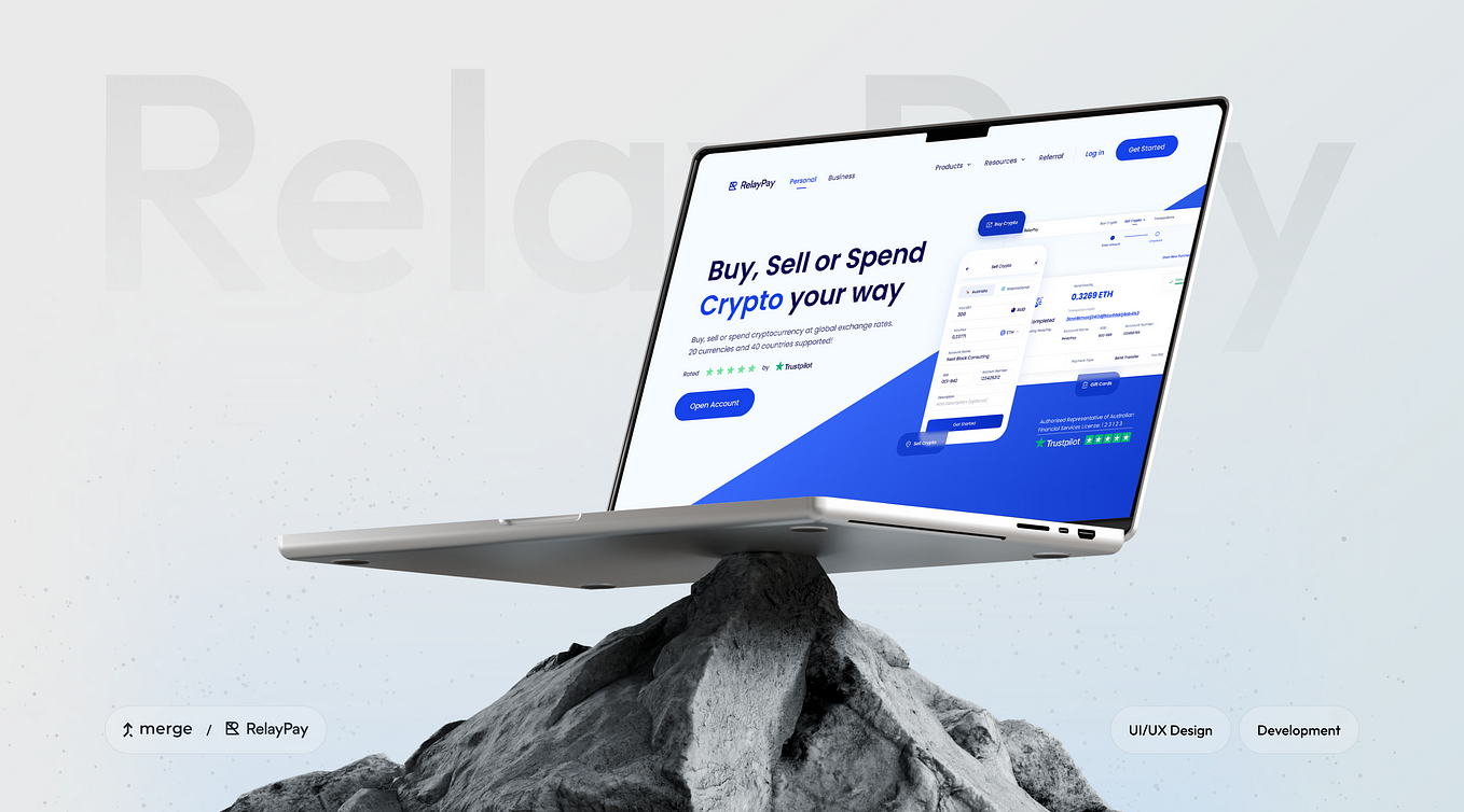 Case study: RelayPay. Designing simple UX in complex crypto payments app