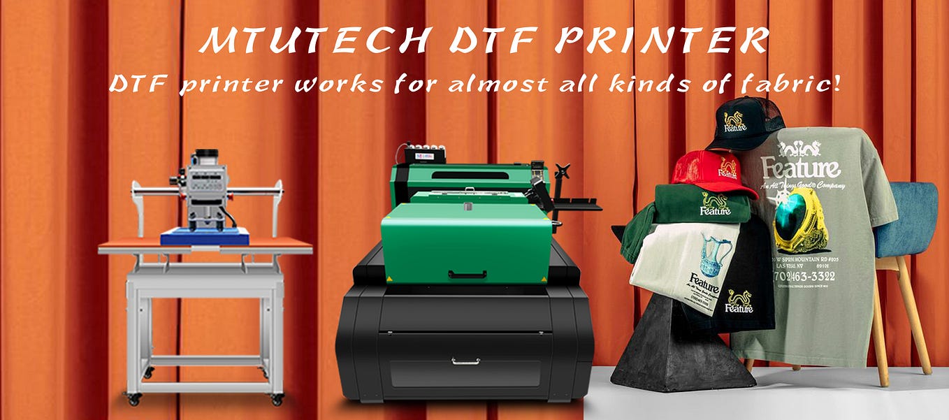 What is the difference between DTF printer, DTG printer and dye