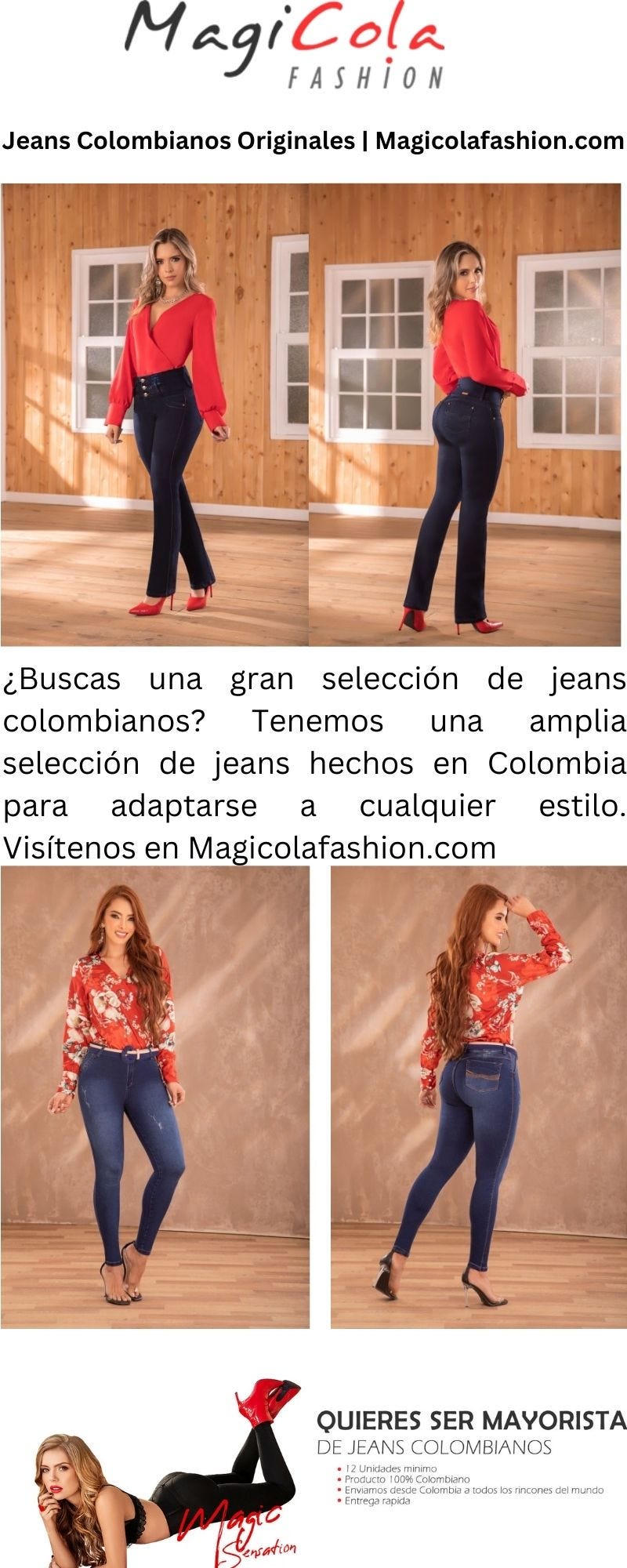Jeans colombianos al por mayor | Magicolafashion.com - Magicolafashion -  Medium