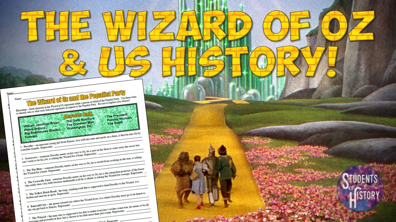 The Wizard of Oz is a story about the dangers of the gold standard - Big  Think