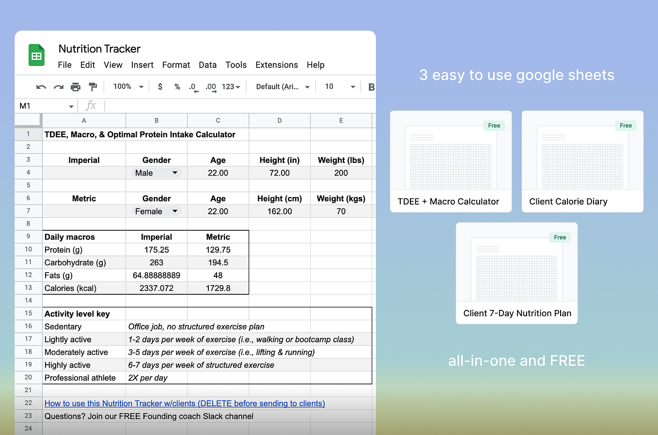Free Google Sheet Workout Template By Superset Medium