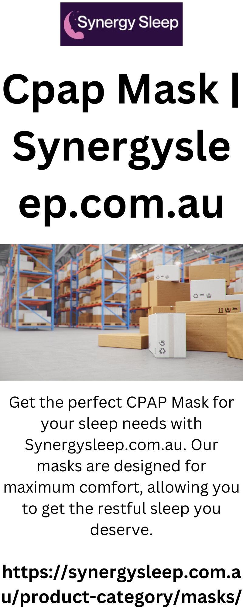 Cpap Mask Synergy Sleep Medium