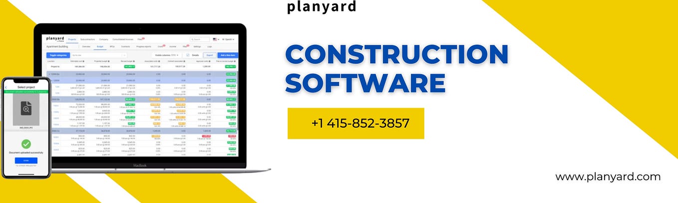 Construction Contract Management Software: Planyard - Planyard - Medium