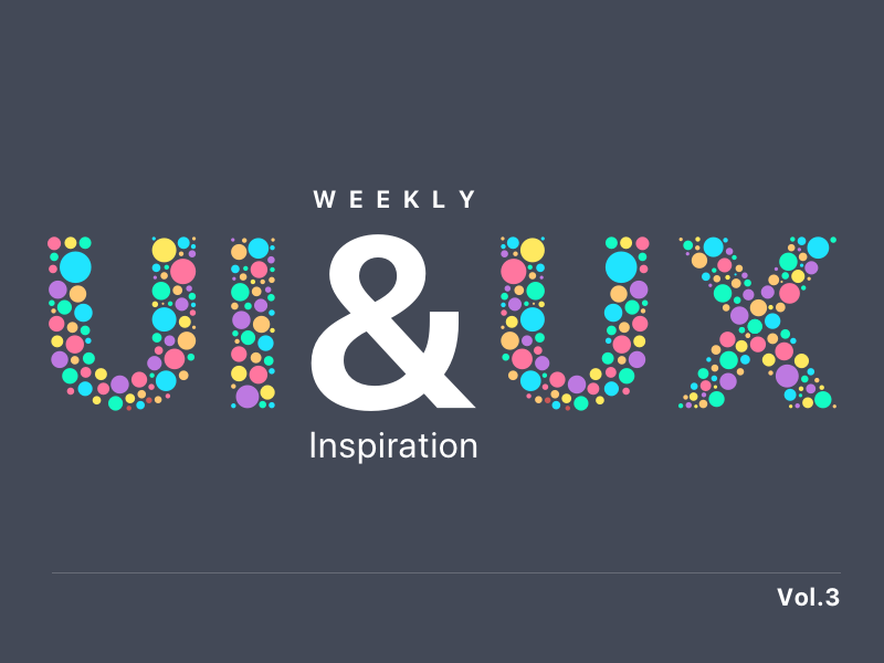 Weekly UI & UX Inspiration Vol. 4 | by Michael But | Medium