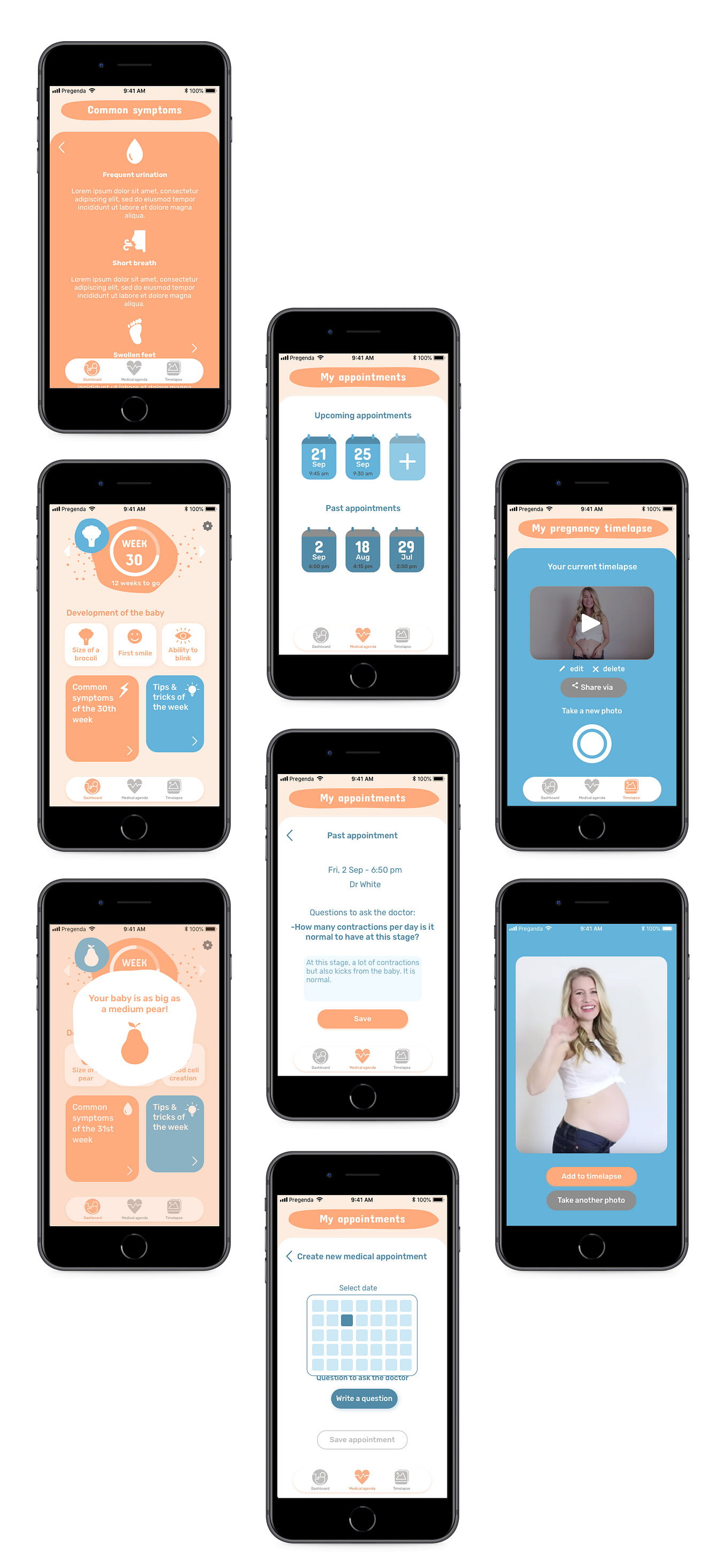 Preg+ — a UX design project for pregnant women | by Julie Bordeaux | Medium