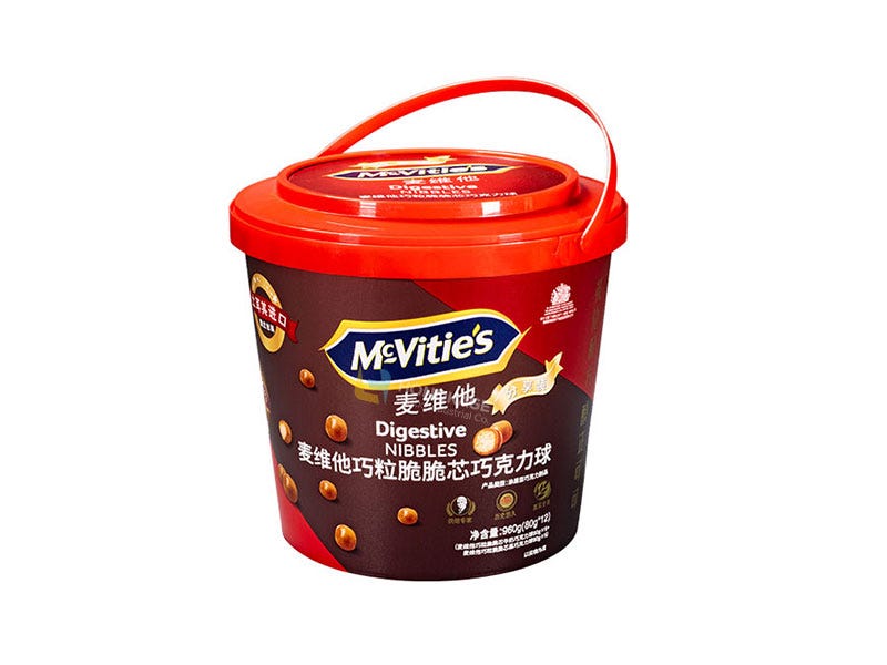 1l Square Plastic Ice Cream Container - honokage - Medium