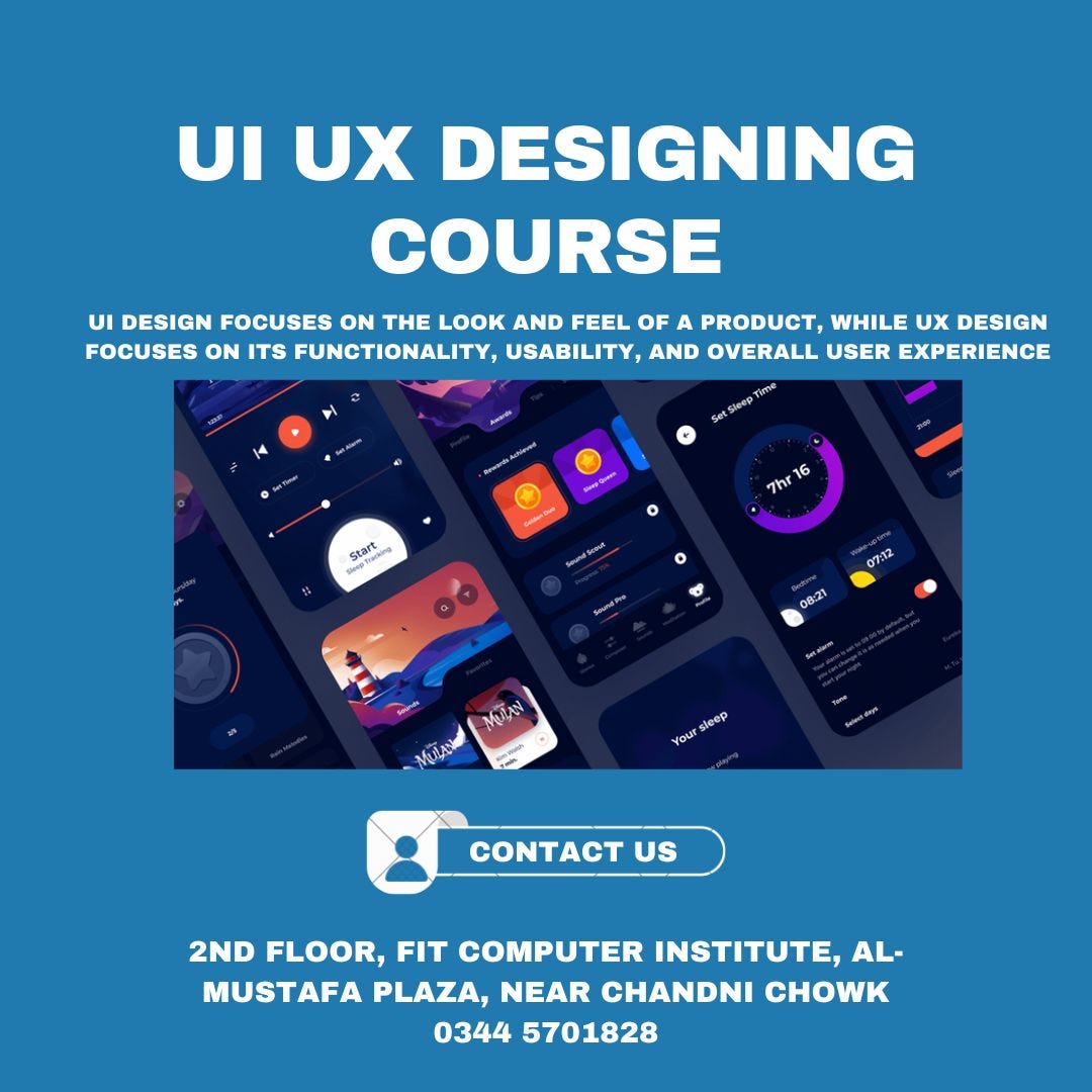 UI/UX Designing Training Center In Rawalpindi Islamabad | by FIT ...