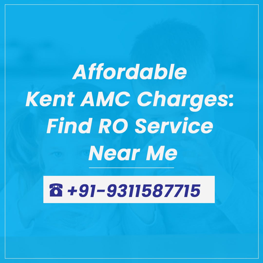 Comparing AMC Costs: AO Smith vs Kent RO - waterpurifierservice - Medium