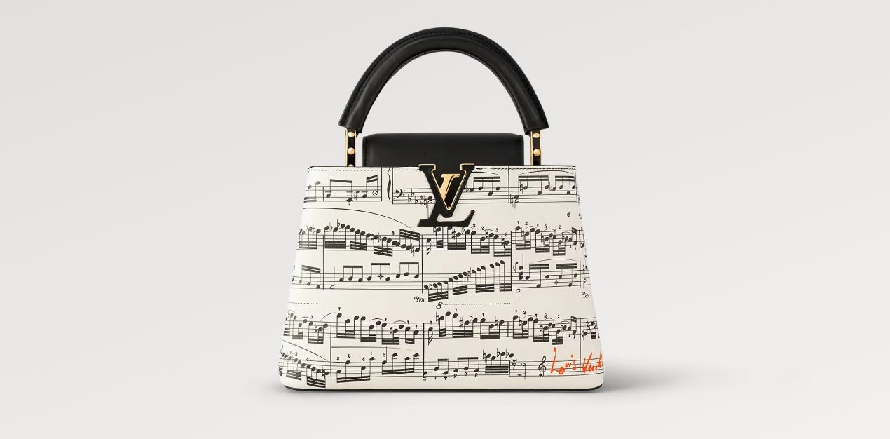 9 things LV enraged classical music fans with its 7000USD handbag. Is the  'poor notation' a good marketing strategy?, by Austin Yip