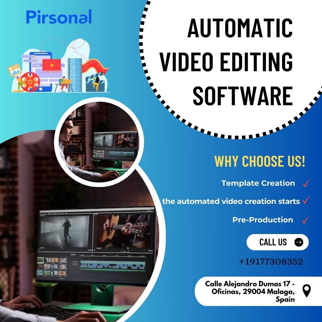 Automatic video editing software Pirsonal Software Medium