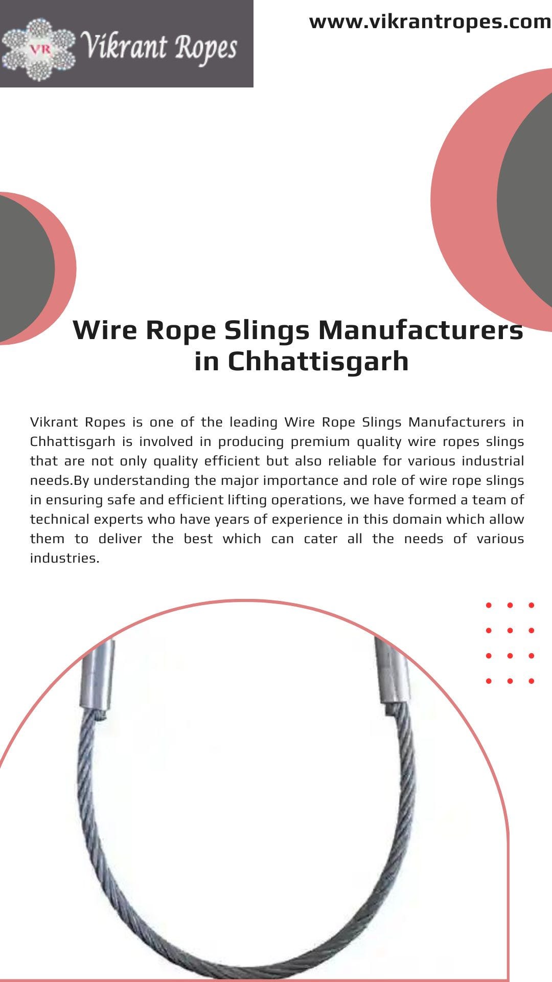 Galvanized Wire Rope Manufacturers in Chhattisgarh Vikrant Ropes Pvt