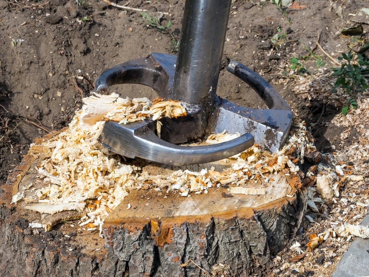 Homemade Stump Grinder