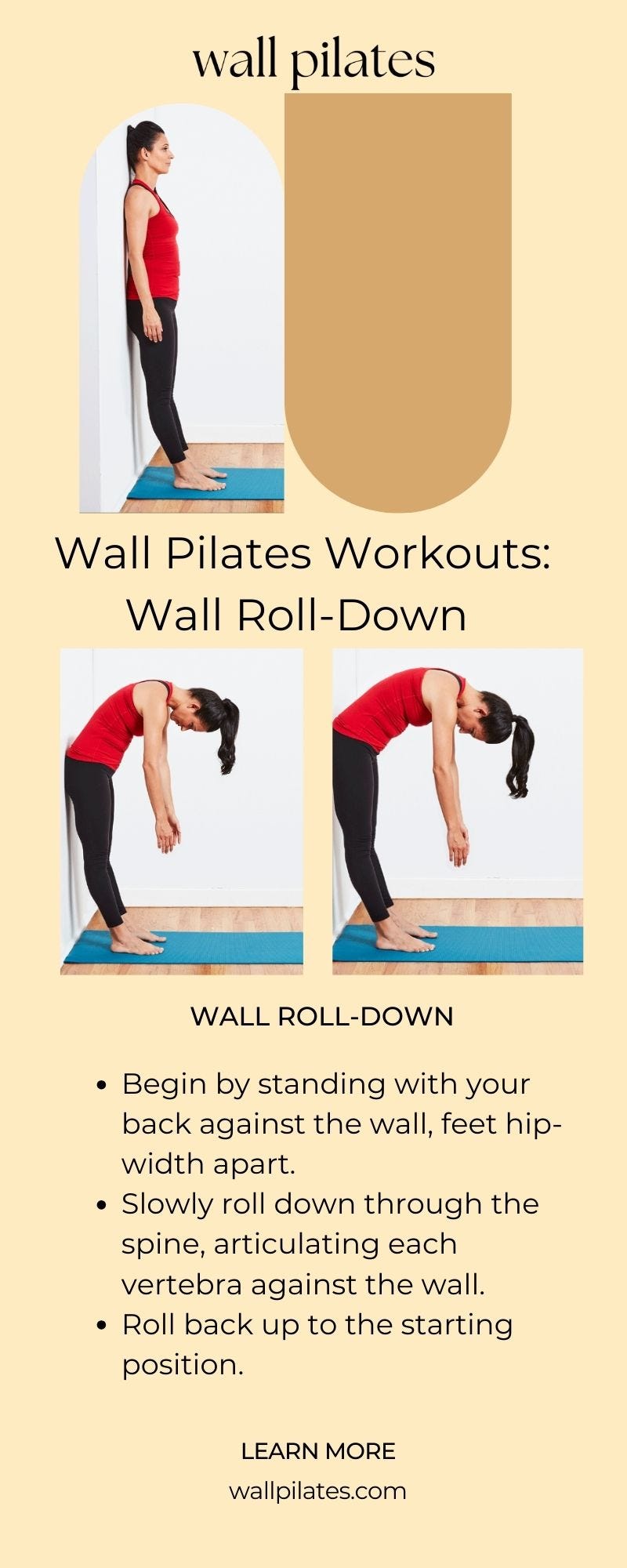 Beginner Weight Loss Workouts - Wall Pilates - Medium
