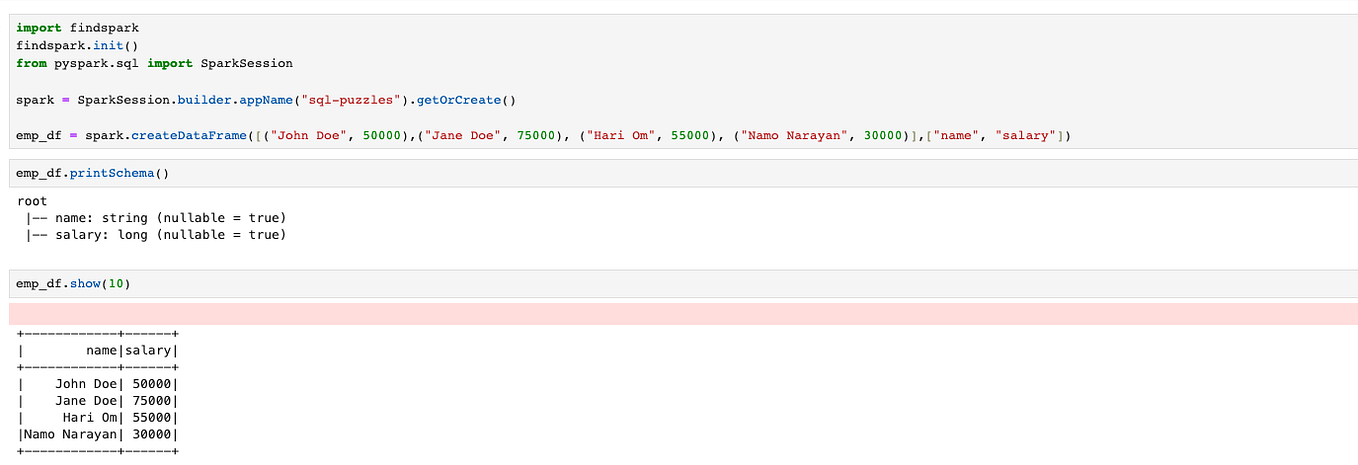 Demonstrate self join in pyspark using an example. | by Guruprasad ...