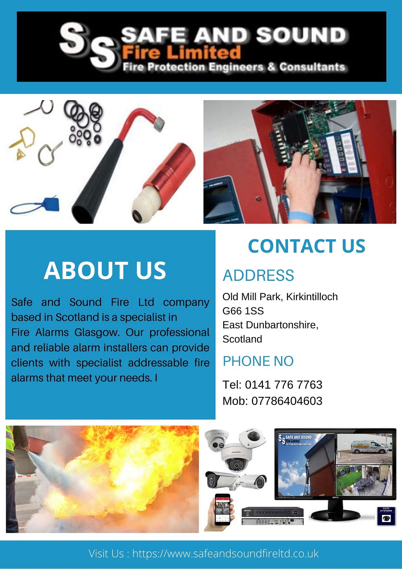 Fire Alarm Systems Edinburgh. Safeandsoundfireltd is service provider
