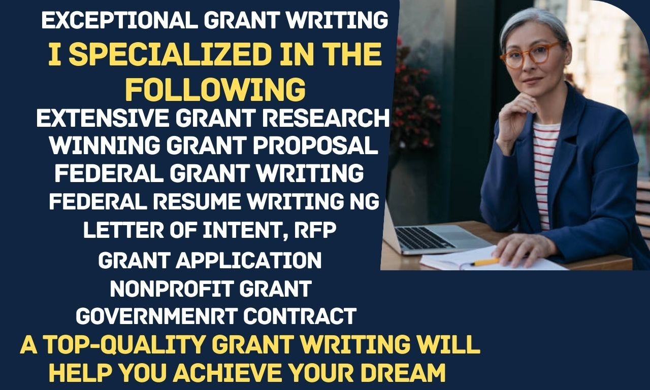 I will do a grant writing bid - 1*yuL3lVIxccp5bX4KRSEQ A