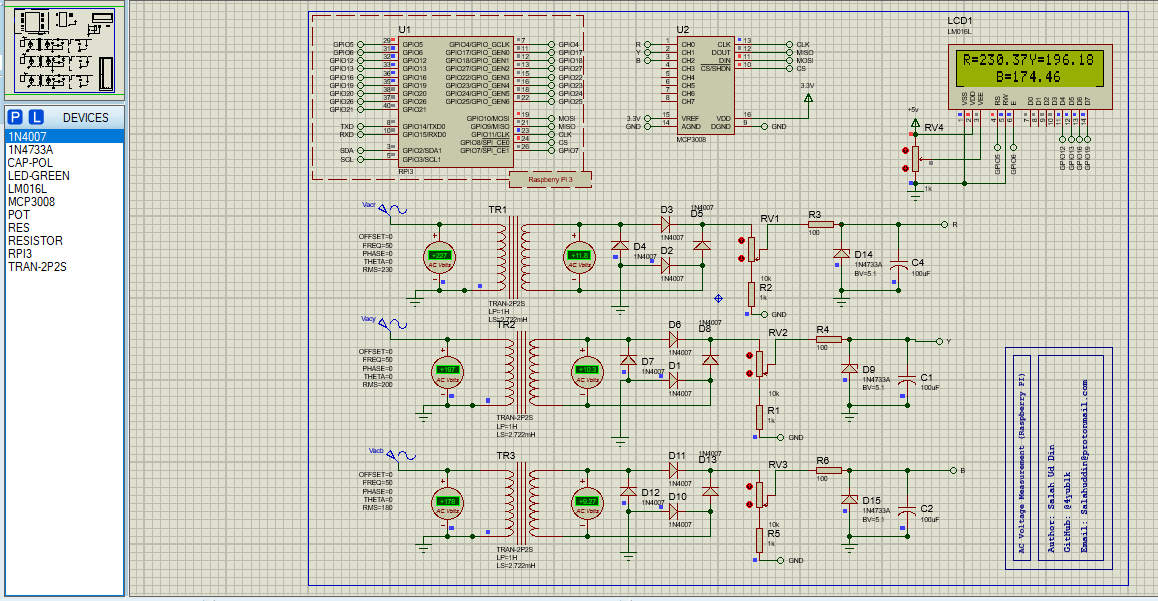 Measure 3 Phase Voltages Using Arduino — Proteus Simulation. | by Salah ...