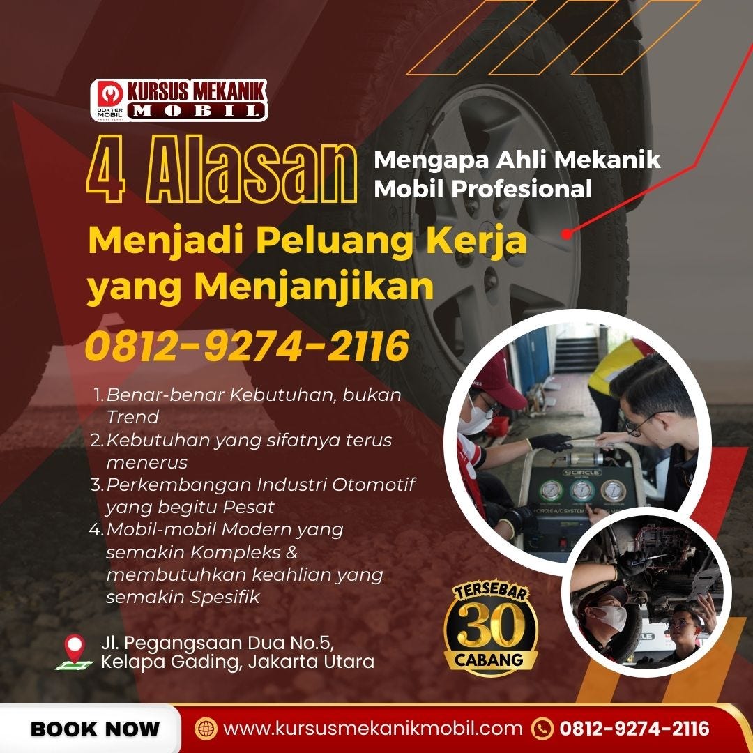 Segera Bergabung Di Kursus Tune Up Mesin Mobil Terdekat Jakarta | By ...