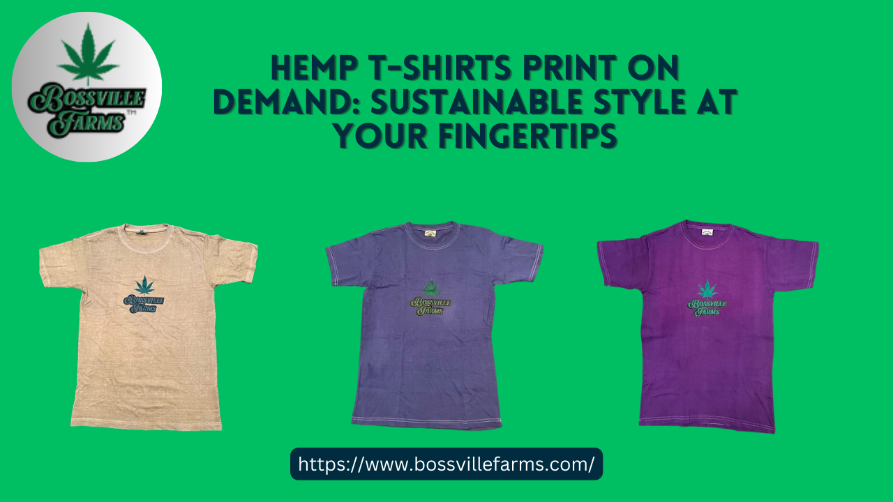 Hemp T-Shirts Print on Demand: Sustainable Style at Your Fingertips | by  David Smith | Medium