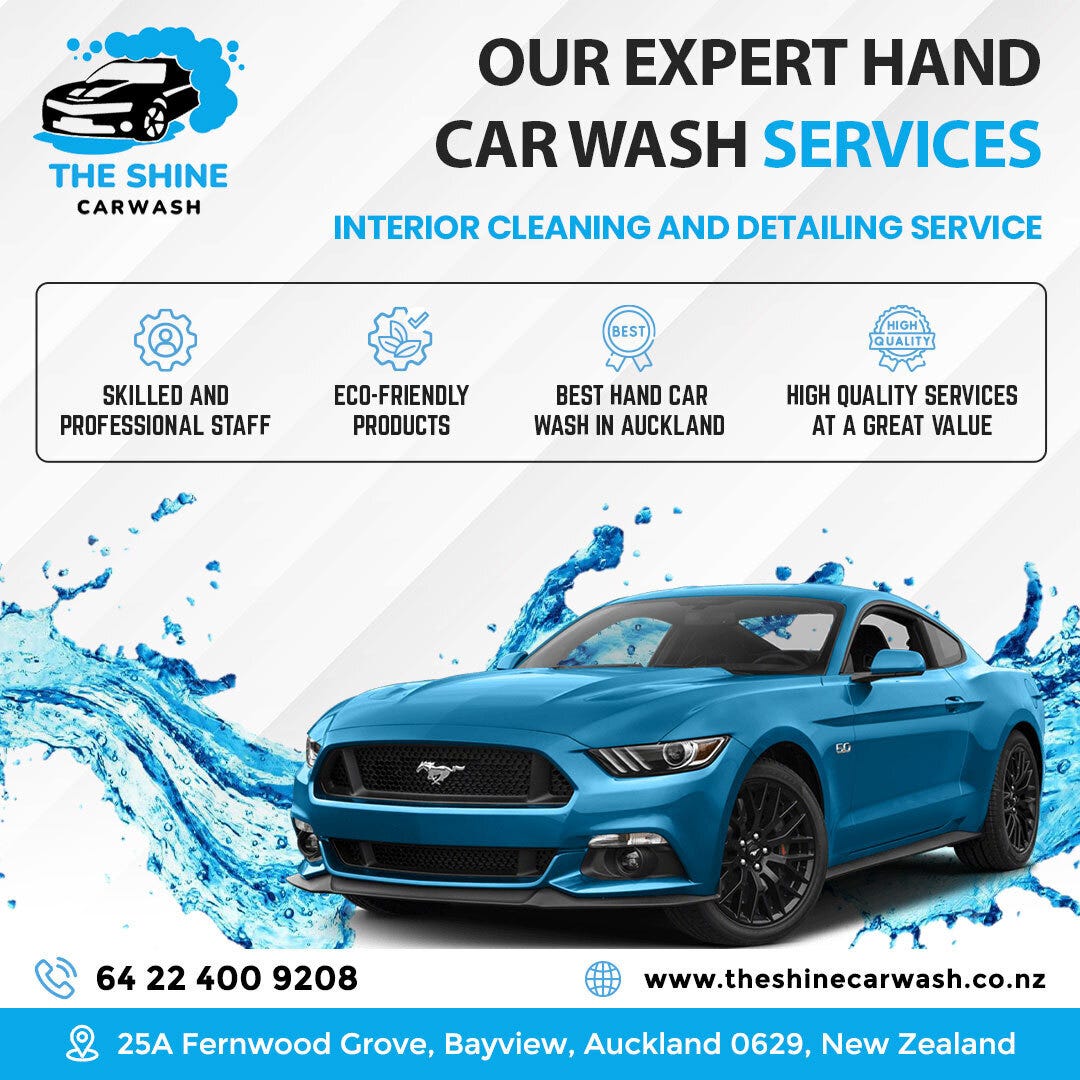 The Shine Car Wash | Full Service Mobile Car Wash Near You in Auckland ...